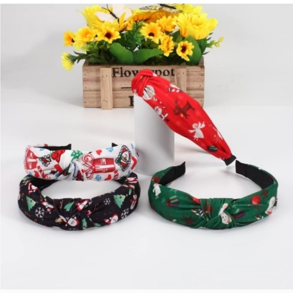 Christmas Headbands - Snowflake Santa Claus Snowman Tree You - Choose One NWOT - Picture 3 of 6